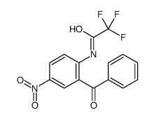 N-(2-benzoyl-4-nitrophenyl)-2,2,2-trifluoroacetamide结构式