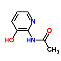 2-(乙酰基氨基)-3-羟基吡啶结构式