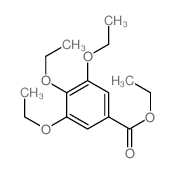 Benzoic acid,3,4,5-triethoxy-, ethyl ester结构式