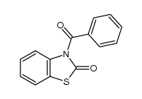 3-benzoyl-2(3H)-benzothiazolone结构式
