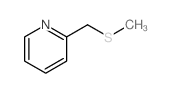 Pyridine,2-[(methylthio)methyl]-结构式