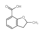 2-甲基-2,3-二氢苯并呋喃-7-羧酸结构式