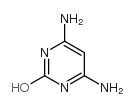 2-羟基-4,6-二氨基嘧啶结构式