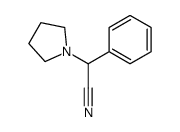 2-phenyl-2-pyrrolidin-1-ylacetonitrile结构式