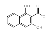 1,3-二羟基萘-2-甲酸结构式