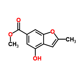 4-羟基-2-甲基-6-苯甲基呋喃羧酸乙酯结构式