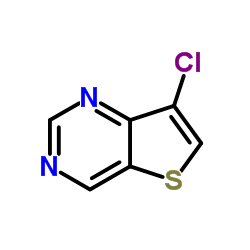 7-氯噻吩并[3,2-d]嘧啶结构式