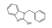 1-BENZYL-1H-BENZIMIDAZOLE-2-THIOL结构式