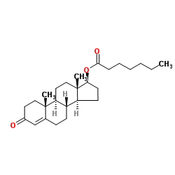 庚酸睾酮结构式