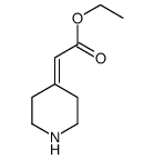 PIPERIDIN-4-YLIDENE-ACETIC ACID ETHYL ESTER结构式