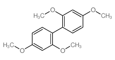 1,1'-Biphenyl,2,2',4,4'-tetramethoxy-结构式