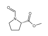L-Proline, 1-formyl-, methyl ester (9CI)结构式