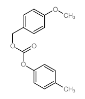 Carbonic acid,(4-methoxyphenyl)methyl 4-methylphenyl ester结构式