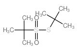 2-Propanesulfonothioicacid, 2-methyl-, S-(1,1-dimethylethyl) ester结构式