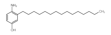 Phenol,4-amino-3-pentadecyl-结构式