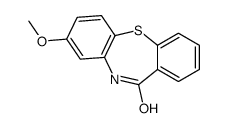 3-methoxy-5H-benzo[b][1,4]benzothiazepin-6-one结构式
