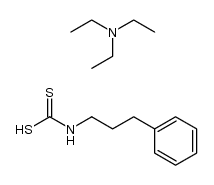 Triethylammonium-3-phenylpropyldithiocarbamat结构式