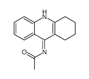 N-(1,2,3,4-tetrahydroacridin-9-yl)acetamide结构式