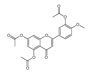 Diosmetine Triacetate结构式