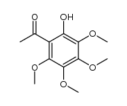1-(2-hydroxy-3,4,5,6-tetramethoxyphenyl)ethanone结构式