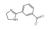4,5-二氢-2-(3-硝基苯)-1H-咪唑结构式