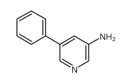 3-氨基-5-苯基吡啶结构式