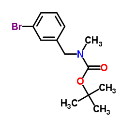 (3-BROMO-BENZYL)-METHYL-CARBAMIC ACID TERT-BUTYL ESTER结构式