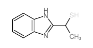 (9ci)-alpha-甲基-1H-苯并咪唑-2-甲烷硫醇结构式