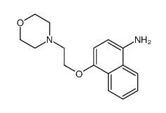 4-(2-吗啉-4-基乙氧基)-1-萘胺结构式