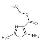 5-氨基-2-甲基噻唑-4-羧酸乙酯结构式