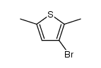 3-bromo-2-methyl-5-methyl-thiophene结构式