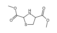 噻唑烷-2,4-二羧酸二甲酯结构式