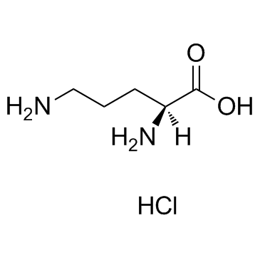 L-鸟氨酸盐酸盐结构式