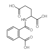 Glutamic acid,N-(2-carboxybenzoyl)-结构式