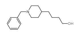 4-(1-苄基哌啶-4-基)丁-1-醇结构式