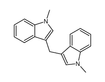 1,1'-dimethyl-3,3'methylenedi-indole结构式
