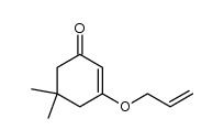3-allyloxy-5,5-dimethyl-cyclohex-2-enone结构式