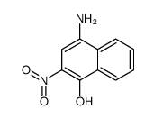 4-AMINO-2-NITRO-1-NAPHTHOL结构式