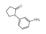 1-(3-氨基苯)吡咯烷-2-酮结构式
