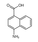 4-氨基-1-萘酸结构式