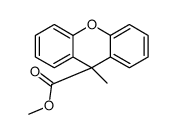 9-甲基-9h-氧杂蒽-9-羧酸甲酯结构式