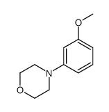 4-(3-甲氧基苯基)吗啉结构式