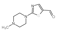 2-(4-甲基哌嗪-1-基)噻唑-5-甲醛结构式