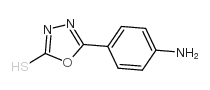 5-(4-AMINOPHENYL)-1,3,4-OXADIAZOLE-2-TH&结构式