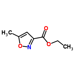 5-甲基-3-异噁唑羧酸乙酯结构式