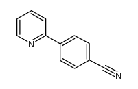 4-(2-吡啶基)苯腈结构式