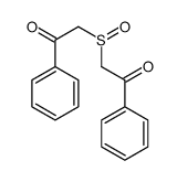 2-phenacylsulfinyl-1-phenylethanone结构式