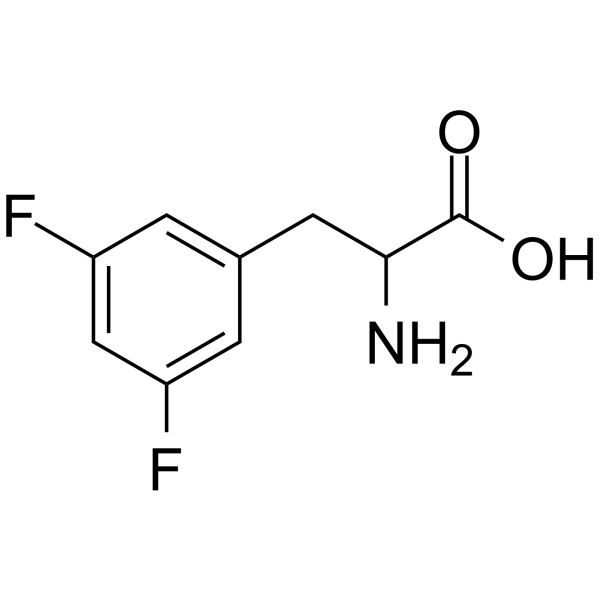 3,5-二氟苯丙氨酸结构式