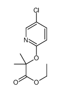 ethyl 2-(5-chloropyridin-2-yl)oxy-2-methylpropanoate结构式