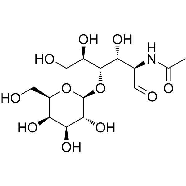 N-乙酰-D-乳糖胺结构式